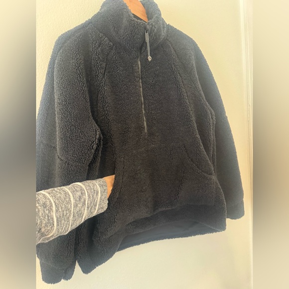 Lululemon Scuba Oversized Fleece Funnel-Neck Half-Zip Sherpa Sweatshirt Size M/L - Picture 6 of 10